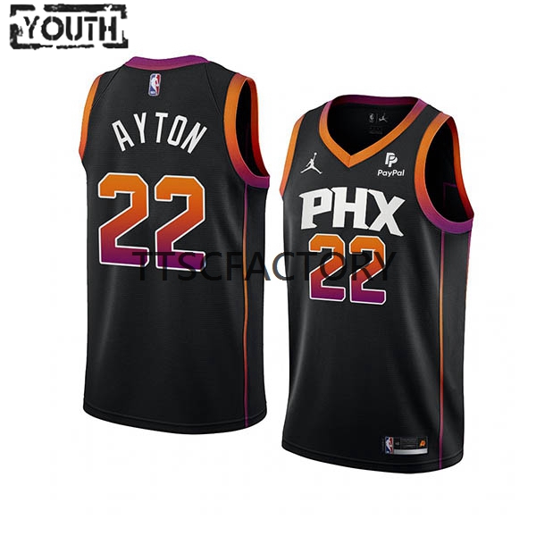 Phoenix Suns Trikot DeAndre Ayton 22 Jordan 2022-23 Statement Edition Schwarz Swingman - Kinder Phoenix Suns Trikot DeAndre Ayton 22 Jordan 2022-23 Statement Edition Schwarz Swingman - Kinder